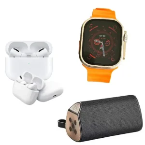 Gadget σετ: Smartwatch Ultra + Ακουστικά + ΔΩΡΟ: Ηχείο bluetooth A2Z TG-111