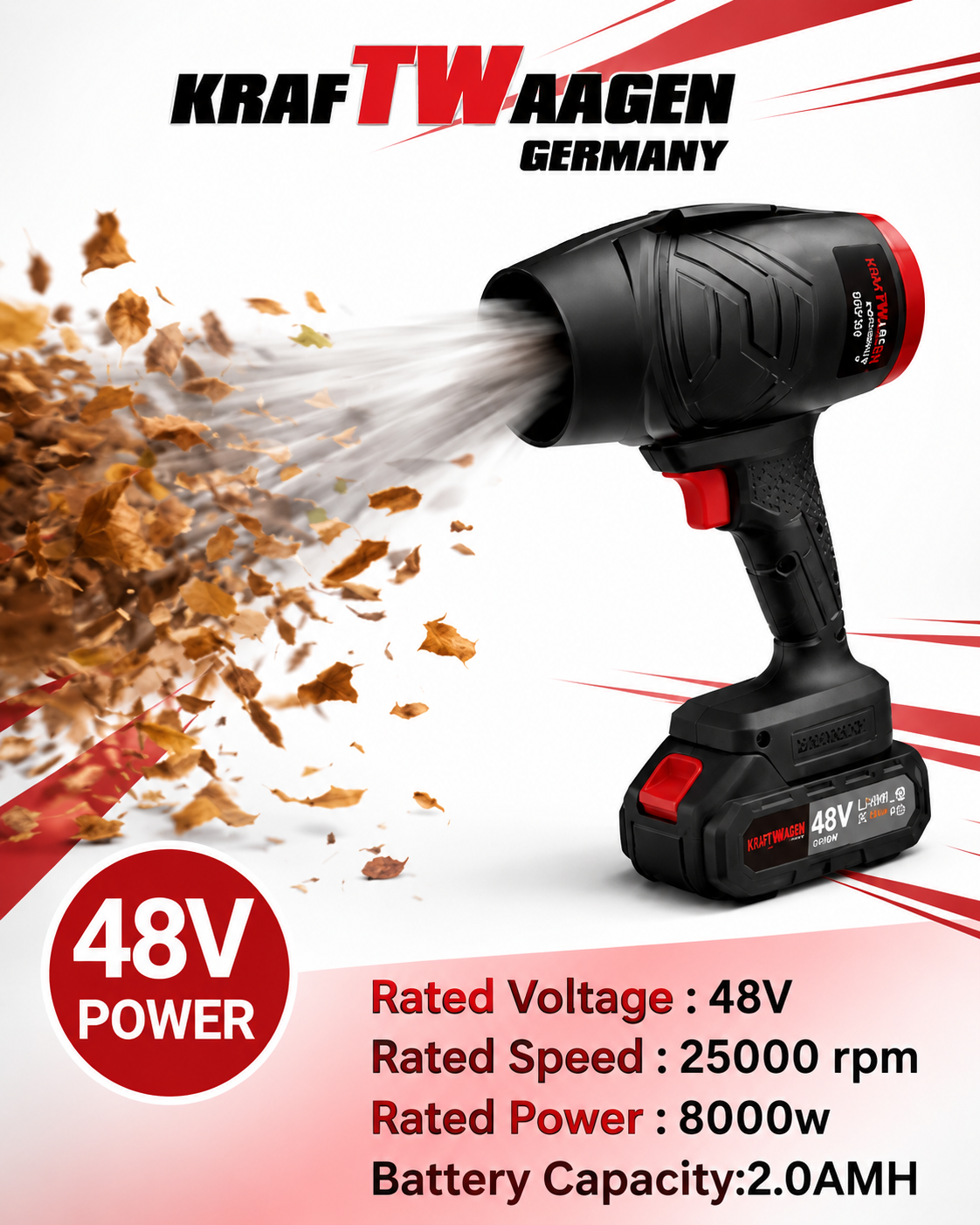 Μίνι Φυσητήρας Μπαταρίας 48V (Battery Powered Blower) - Image 2